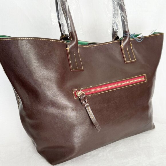 Nwt Dooney & Bourke Florentine Leather Medium Russel Tote Bag - Picture 7 of 13